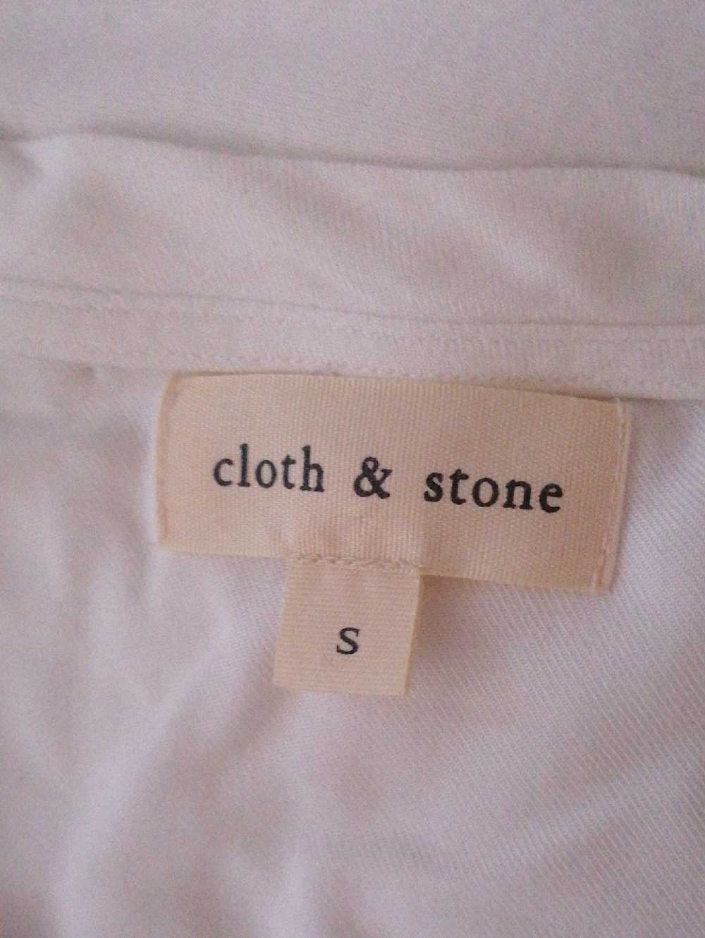 White V-Neck Blouse. Cloth and stone. Light and breezy. Great closet staple.
